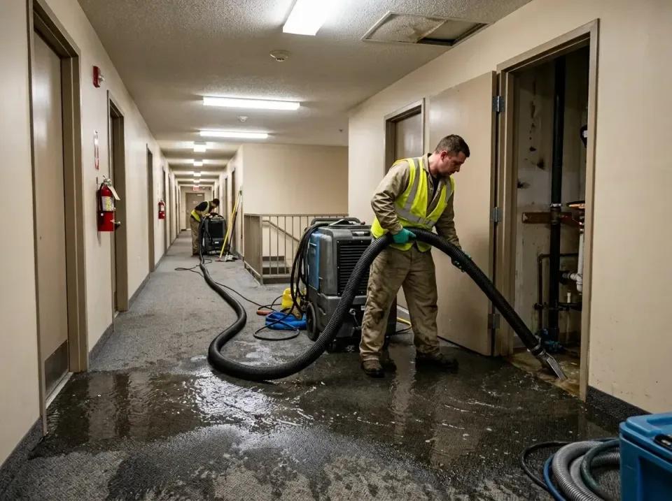 multi-unit-apartment-hallway-f-005 — frequently asked questions, Emergency Burst Pipe Water Extraction & Removal in Port Isa…